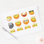 Sticker Rectangulaire emojis (Enveloppe)