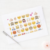 Sticker Rectangulaire émoticône (Enveloppe)