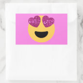 Sticker Rectangulaire émoticône (Sac)