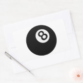 Sticker Rectangulaire émoticône huit balles (Enveloppe)