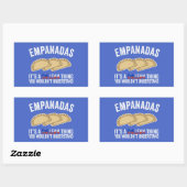 Sticker Rectangulaire Empanadas C'est une chose chilienne que vous ne co (Feuille)