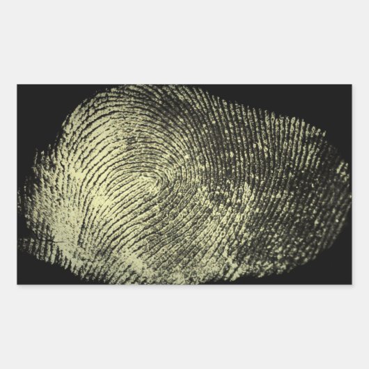 Sticker Rectangulaire Empreinte de boucle inversée (Devant)