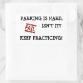 Sticker Rectangulaire Encouragement au stationnement (Sac)