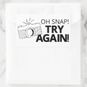Sticker Rectangulaire Encourager les enseignants de la classification Pa (Sac)
