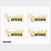 Sticker Rectangulaire Encourager les enseignants de la classification Pa (Feuille)