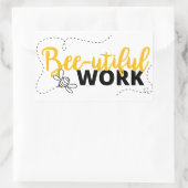 Sticker Rectangulaire Encourager les enseignants de la classification Pa (Sac)