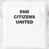 Sticker Rectangulaire End Citizens United (Sac)