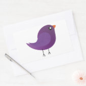 Sticker Rectangulaire Enfants oiseau mignon  (Enveloppe)