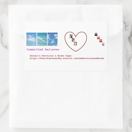 Sticker Rectangulaire Engagé à (Sac)