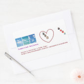 Sticker Rectangulaire Engagé à (Enveloppe)