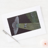 Sticker Rectangulaire Enlèvement d'Aliens (Enveloppe)