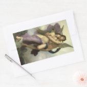 Sticker Rectangulaire Enlèvement de Psyché par Bouguereau (Enveloppe)