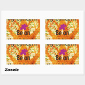 Sticker Rectangulaire Enraciné dans la droiture Baobab perspective Vinta (Feuille)