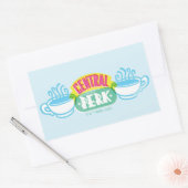 Sticker Rectangulaire Enseigne néon Central Perk (Enveloppe)