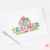 Sticker Rectangulaire Enseigner ・ Amour ・ Inspirer - Une célébration de  (Enveloppe)