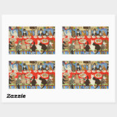 Sticker Rectangulaire Ensemble 2012 (Feuille)