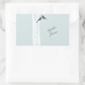 Sticker Rectangulaire Ensemble pour toujours (Sac)