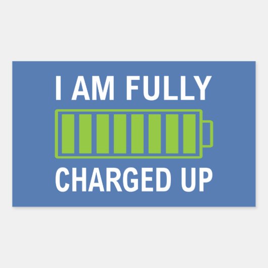 Sticker Rectangulaire Entièrement facturé (Devant)