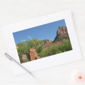 Sticker Rectangulaire Entrée du Parc national de Sion dans l'Utah (Enveloppe)