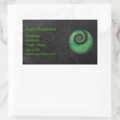 Sticker Rectangulaire entreprise koru (Sac)