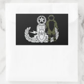 Sticker Rectangulaire EOD Bomb Suit (Sac)
