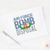 Sticker Rectangulaire EOD de la Force aérienne (Enveloppe)