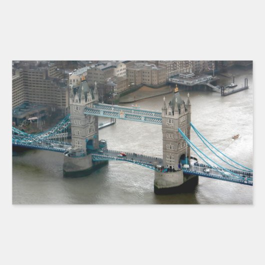 Sticker Rectangulaire Épatant ! Tower Bridge Londres (Devant)