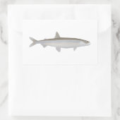 Sticker Rectangulaire Éperlan européen (Sac)