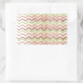 Sticker Rectangulaire Épice de scribble Chevron ZigZag (Sac)