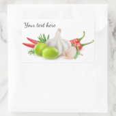 Sticker Rectangulaire Épices (Sac)