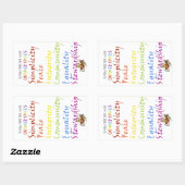 Sticker Rectangulaire Épices Quaker (Feuille)