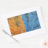 Sticker Rectangulaire Équilibre éternel - Chevaux jumeaux (Enveloppe)