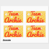Sticker Rectangulaire Équipe Archie (Feuille)