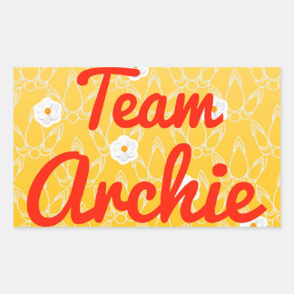 Sticker Rectangulaire Équipe Archie