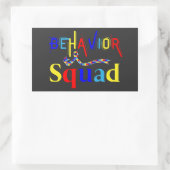 Sticker Rectangulaire Équipe Comportement Avril Autisme Prix Comportemen (Sac)
