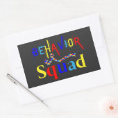 Sticker Rectangulaire Équipe Comportement Avril Autisme Prix Comportemen (Enveloppe)