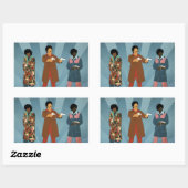 Sticker Rectangulaire Équipe Dynamite (Feuille)