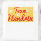 Sticker Rectangulaire Équipe Hendrix (Sac)