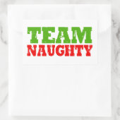 STICKER RECTANGULAIRE ÉQUIPE NAUGHTY (Sac)