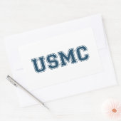Sticker Rectangulaire Équipe USMC (Enveloppe)