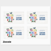 Sticker Rectangulaire Eric Carle | Merveilleux (Feuille)