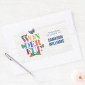 Sticker Rectangulaire Eric Carle | Merveilleux (Enveloppe)