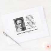 Sticker Rectangulaire Erwin Schrödinger Tâche Penser Personne Encore Pen (Enveloppe)