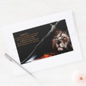 Sticker Rectangulaire Ésaïe 54:17 (Enveloppe)