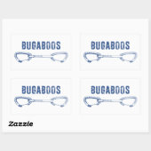 Sticker Rectangulaire Escalade Bugaboos (Feuille)