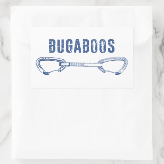 Sticker Rectangulaire Escalade Bugaboos (Sac)