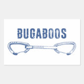 Sticker Rectangulaire Escalade Bugaboos (Devant)