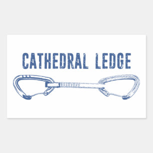 Sticker Rectangulaire Escalade Cathedral Ledge