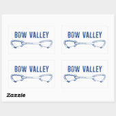 Sticker Rectangulaire Escalade de Bow Valley Rock (Feuille)