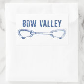 Sticker Rectangulaire Escalade de Bow Valley Rock (Sac)